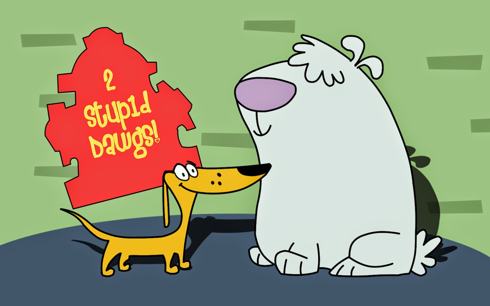 gambar kartun 2 stupid dogs wallpaper