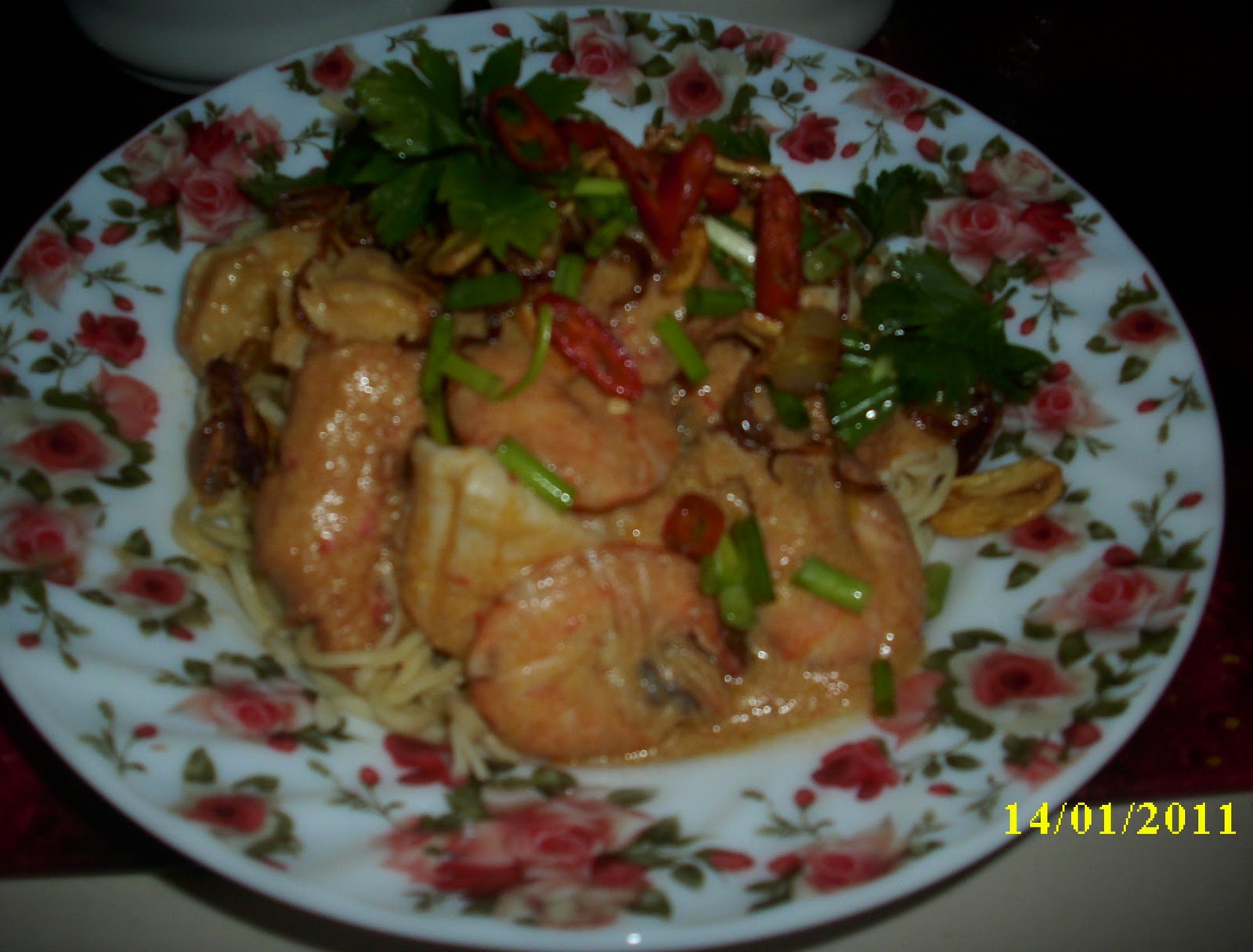 AMIE'S LITTLE KITCHEN: Mee Kuning Wak Koboi Rebus Seafood