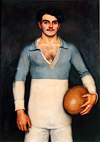 Eugène Pascau (1875-1944) Fernand Forgues, capitaine de l'aviron Bayonnais. 1912 Baionako Euskal Museo