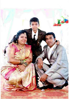 Aryan Shettar with his family