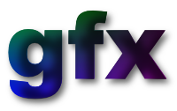 gfx in 3d text