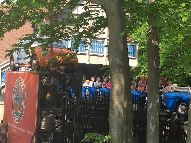 Verbolten Coaster Leaving Station Busch Gardens Williamsburg