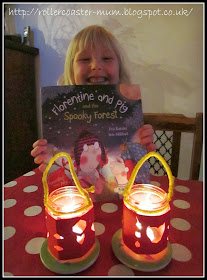 Florentine and Pig - Twinkly Jam Jar Lanterns - simple #kidscrafts
