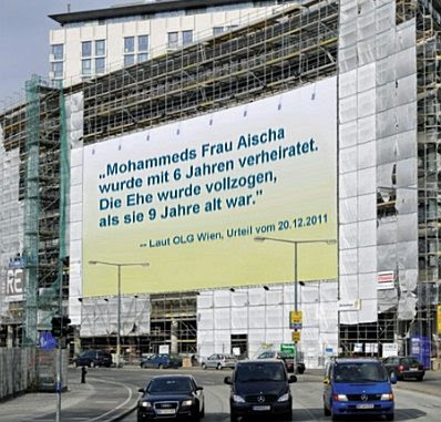 Vienna billboard, German