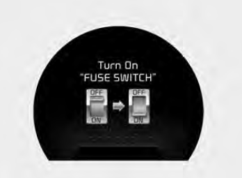 Always, put the fuse switch at the ON position.