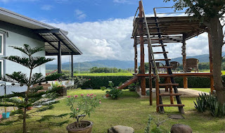 Garden and Sala at Non Na Pua Homestay in Pua, North Thailand