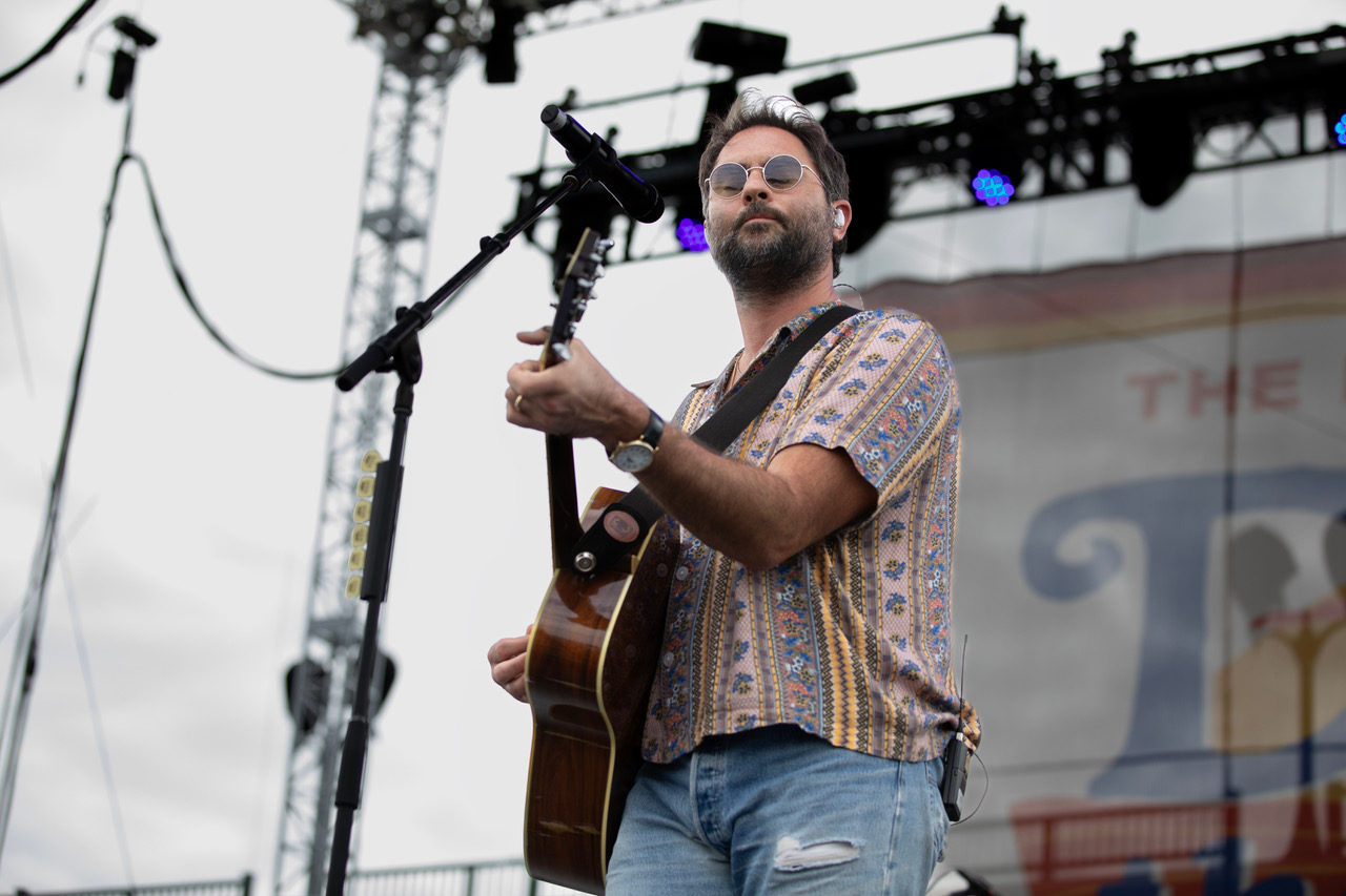 The Head and the Heart's Jonathan Russell @ the Oxbow River Stage (Photo: Sean Reiter)