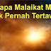 Malaikat Mikail Tidak Pernah Tertawa