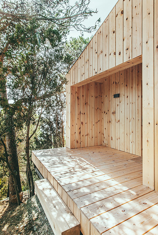 Casa estudio de madera - Dom Arquitectura