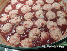 Sweet and Sour Turkey Meatballs by Ms. Toody Goo Shoes