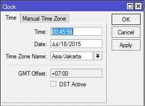 Tutorial cara Konfigurasi NTP Client