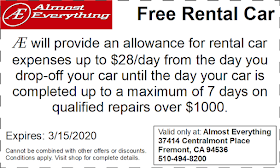 Coupon Free Rental Car February 2020