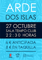 Concierto de Arde y Dos Islas en Tempo club
