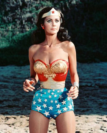 Lynda Carter como a Mulher-Maravilha