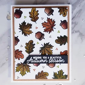 Sunny Studio Stamps: Beautiful Autumn Customer Card by Ana A