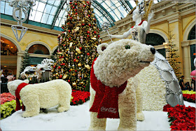 Holiday Glamour 2017 del Hotel Bellagio: Osos Polares y Princesa de Hielo