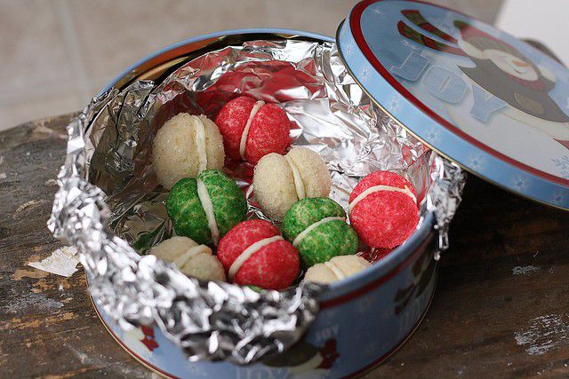 Glittering Lemon Sandwich Cookies