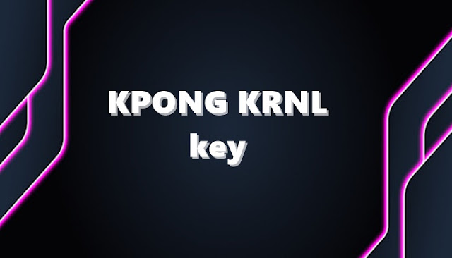 KPONG KRNL key