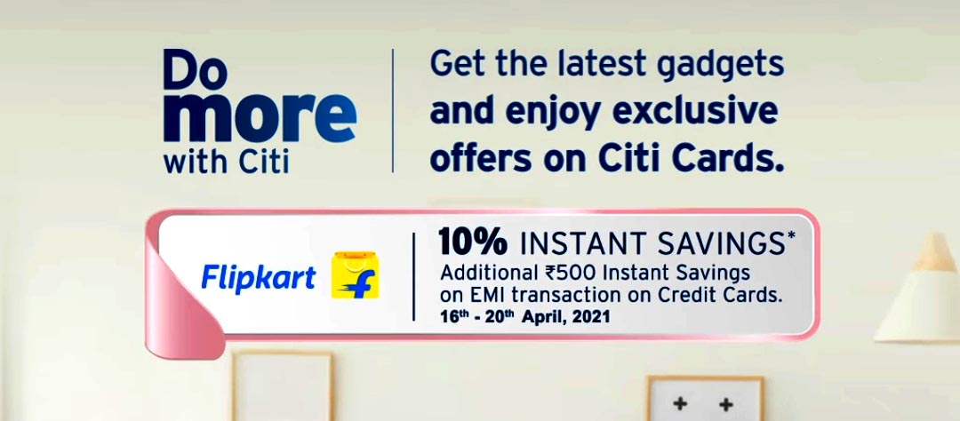 Citi Offer Enjoy 14x Reward Points 10 Instant Discount On Flipkart Chargeplate The Finsavvy Arena