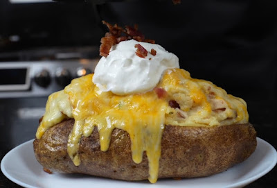 How to make a Loaded Baked Potato with Chicken