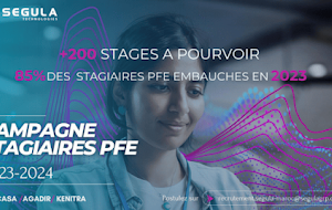 SEGULA Technologies propose 200 Opportunités de Stages PFE sur Casablanca