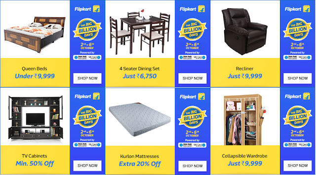 Flipkart Big Billion Days - Furniture Offers