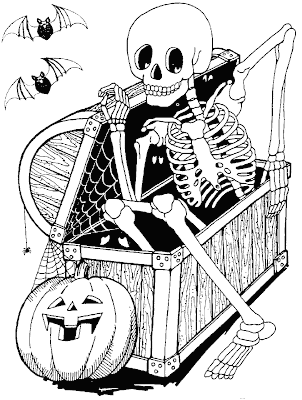 Halloween Skeleton Wallpaper