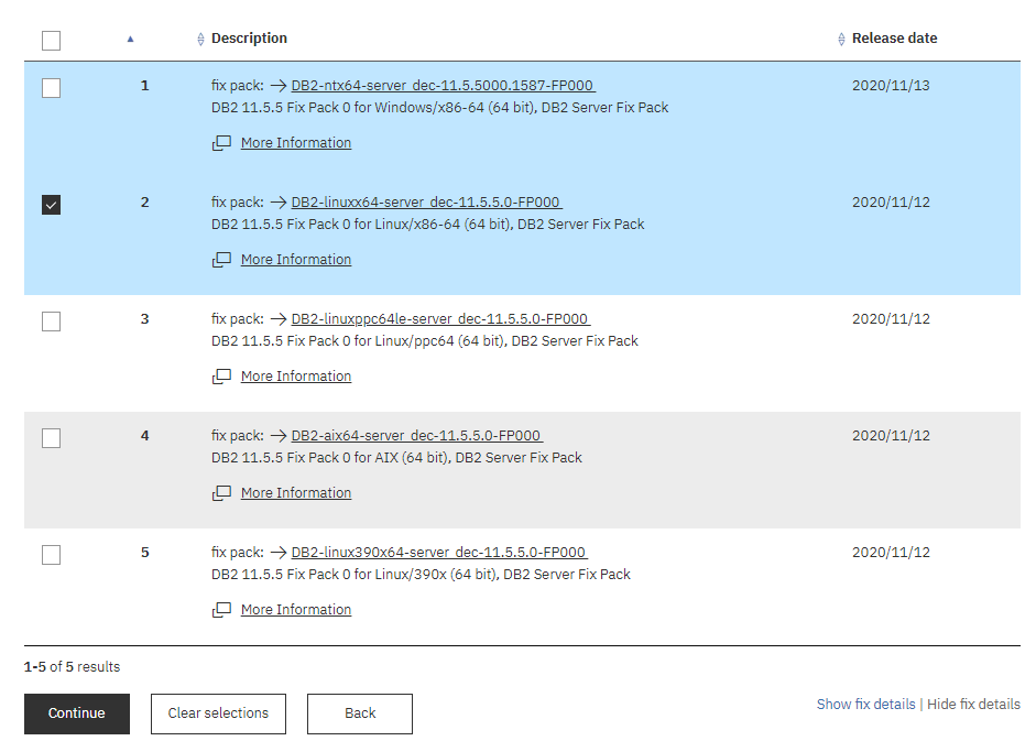 Download IBM DB2 LUW