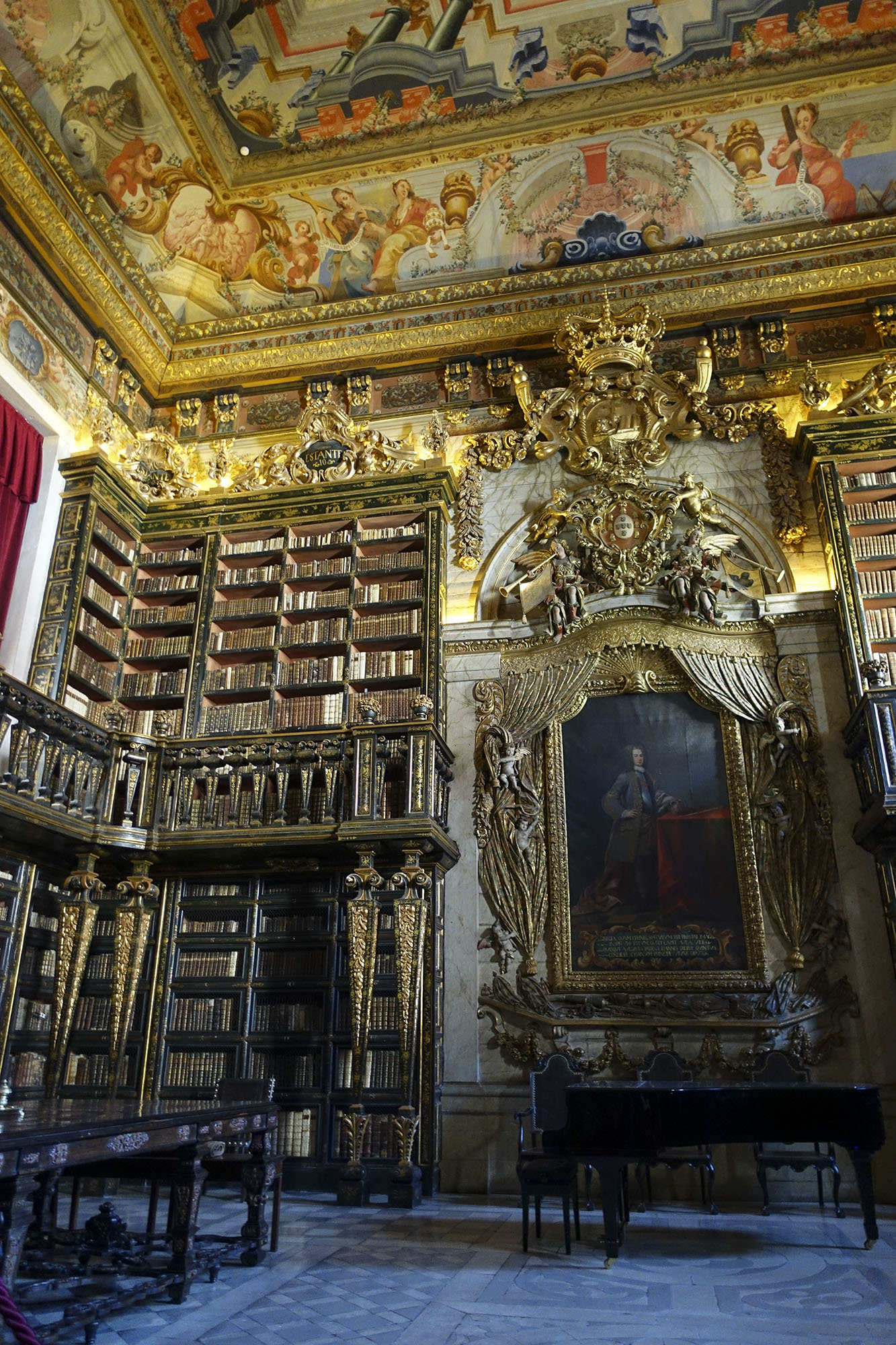 coimbra biblioteca joanina university library