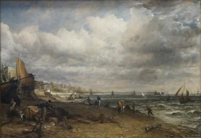 Chain Pier, Brighton, 1826–27, oil on canvas, Tate Britain, London painting John Constable