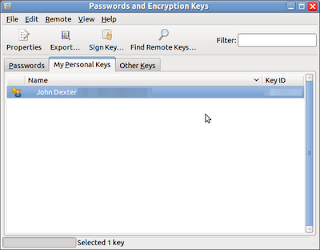 Open the Passwords and Encryption Keys Application