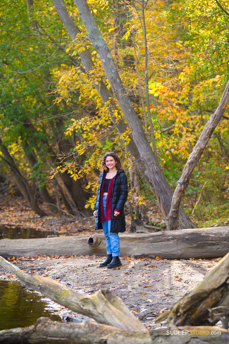 Ann Arbor Senior Pictures for Girls Nature Fall Colors by SudeepStudio.com Ann Arbor Senior Pictures Photographer