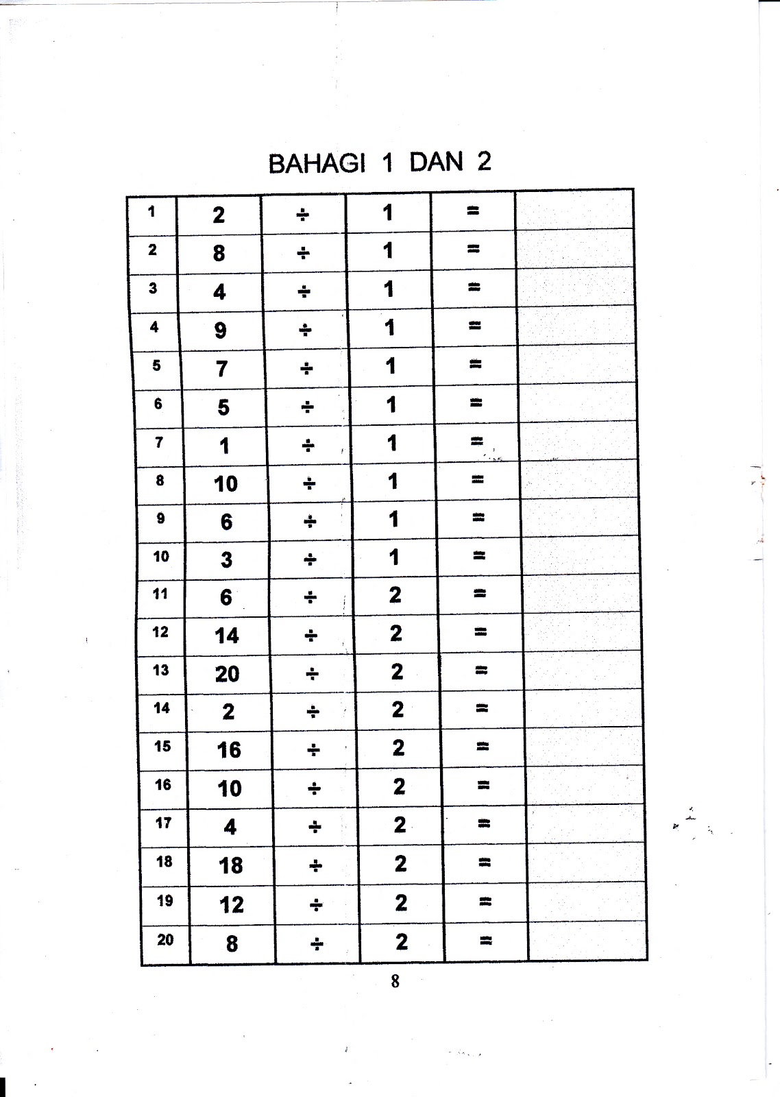 Labun Cikgu Lin: ANAK ANDA LEMAH ASAS MATEMATIK  200 