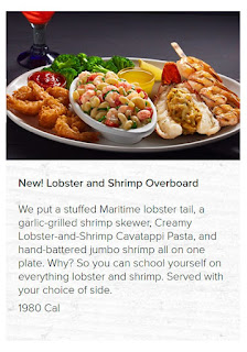 Red Lobster Canada Menu Prices July 8 - September 25, 2017