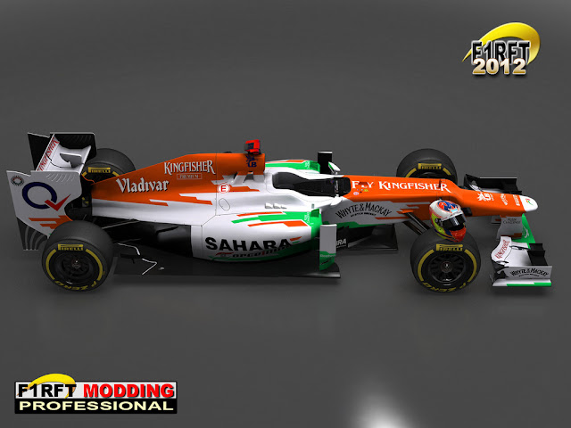 Force Indian rFactor RFT 2012 F1