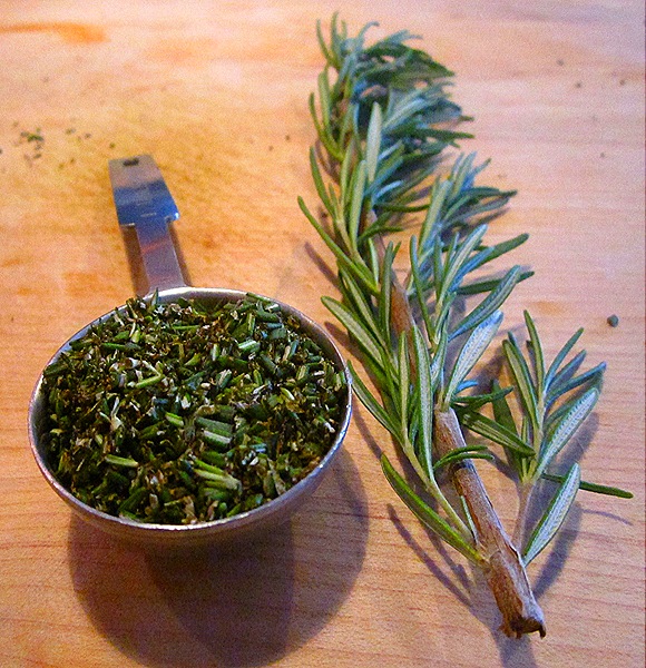 Rosemary, up close