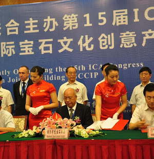 ICA Signs Agreement to Set Up Colored Gemstone and Jewelry Center in China