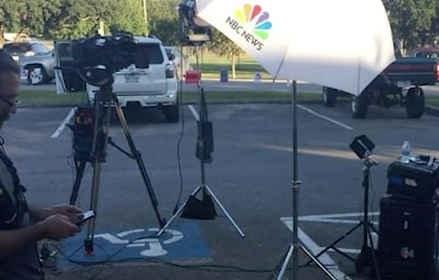 Disabled veteran knocks MSNBC crew for blocking handicapped spots at polling site