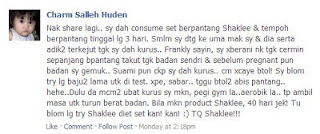 Testimoni Set Berpantang Shaklee