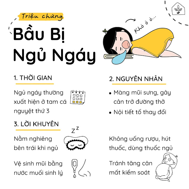 Ngủ ngáy gây ra cho mẹ bầu nhiều phiền toái