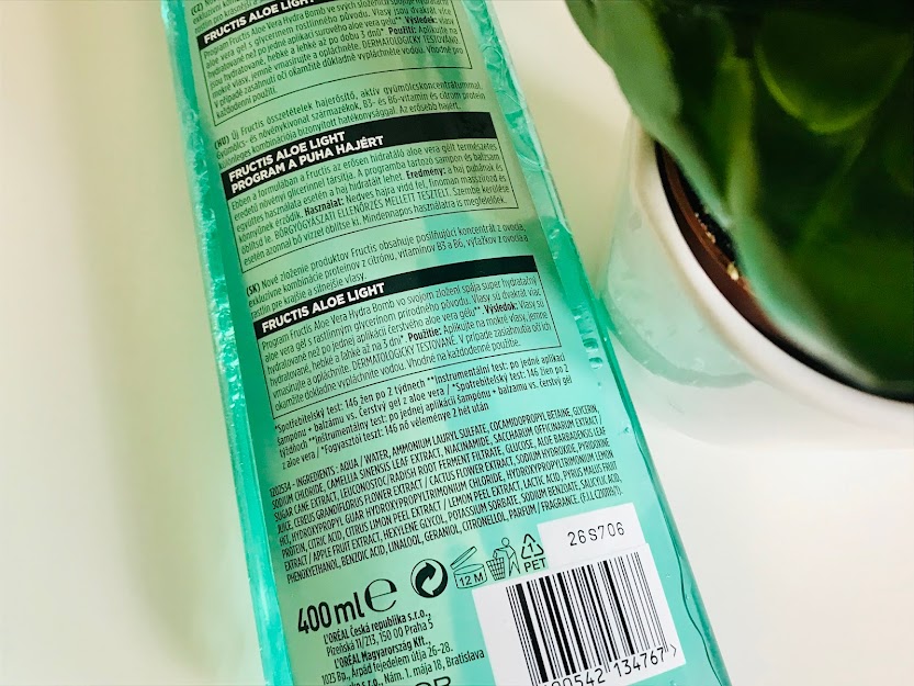 Garnier Fructis Aloe light