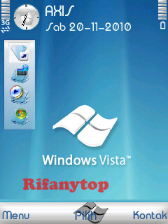 Tema Keren Windows Vista S60v3 N73 N95 8GB view halaman depan