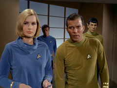Dehner, Leslie, Kirk, Spock