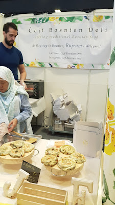 Celebfest interesting foods 2017. Cejf Bosnian Deli - normally a catering service - was selling S$7 palm-sized pastries, called burek