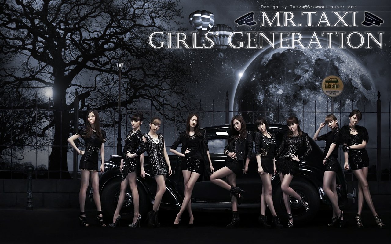 Just Trying to Blog: SNSD Mr Taxi Korean Version Wallpaper