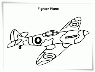 Ausmalbilder Flugzeuge Kostenlos