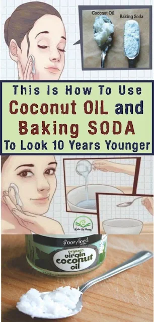 Look 10 Years Younger With This Coconut Oil And Baking Soda Recipe