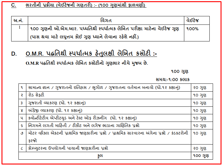 Gujarat State Road Transport Corporation (GSRTC) Recruitment for 3342 Conductor Posts 2023 - www.gsrtc.in