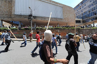 Teachers and student protest in Honduras