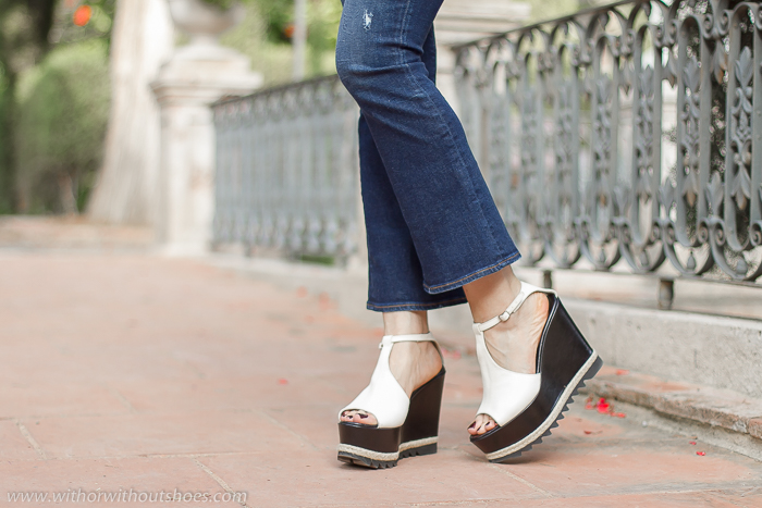Influencer blogger adicta a los zapatos